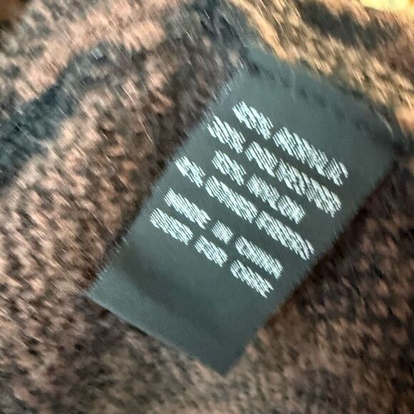 I.N. Studio Longline Brown Black Houndstooth Cardigan L - Picture 6 of 7